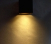 Arandela de Parede Interna/Externa Denver 1xMR16 Alumínio Preto - Acend Mais Iluminação
