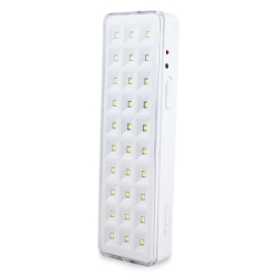Luminária de Emergência 30 LEDs  Super Slim Bloco Autônomo - Segurimax/Blumenau