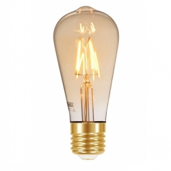 Lâmpada LED Filamento Vintage ST64 4W E27 Âmbar - Taschibra
