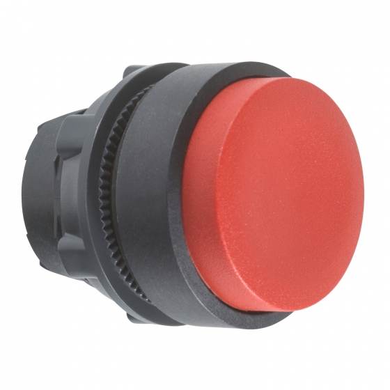 ZB5AL4 - Cabeçote Botão Pulso Saliente 22mm Plástico Vermelho - Schneider Electric